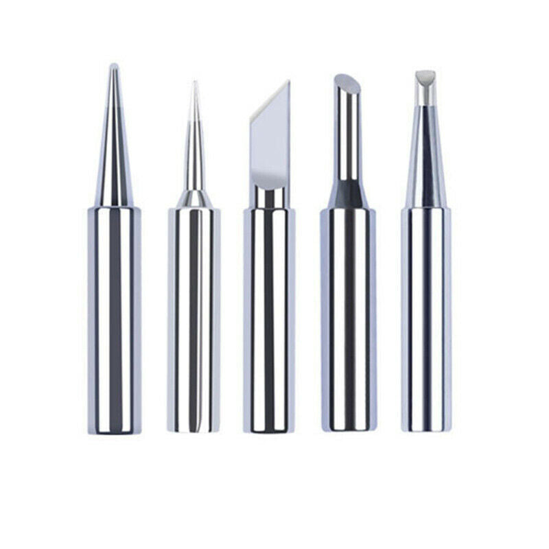 5pcs New Lead Free Soldering Iron Tips Replacement For Soldering Repair Stat DF