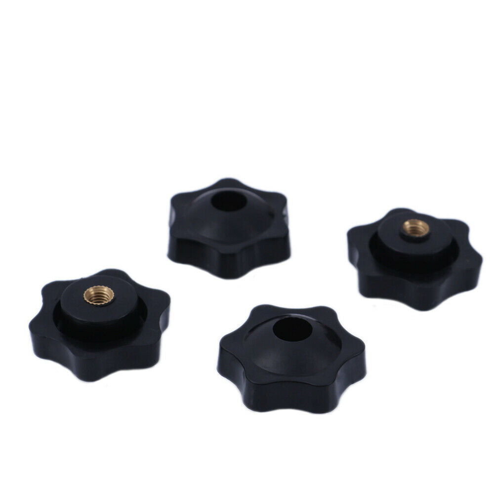 5Pcs M5 plum bakelite hand tighten nuts handle star thumb nuts manual nut.l8