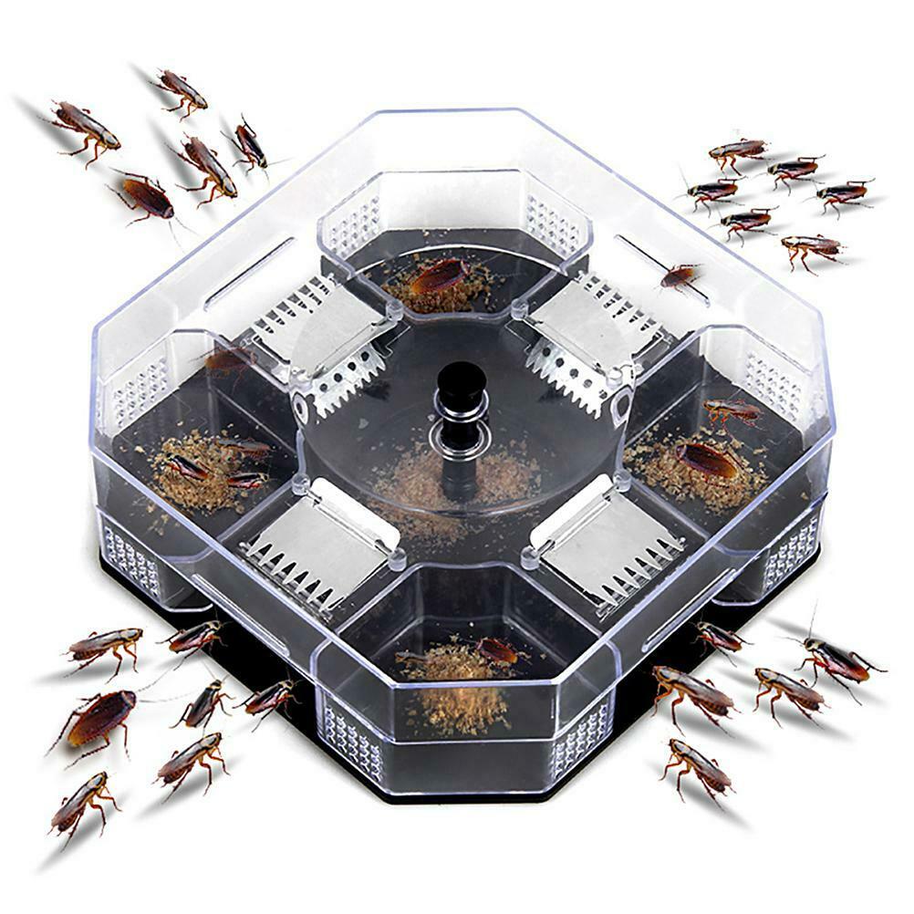 Cockroach Trap Box Reusable Eco-Friendly Roach Catcher Trap for Indoor Kitchen