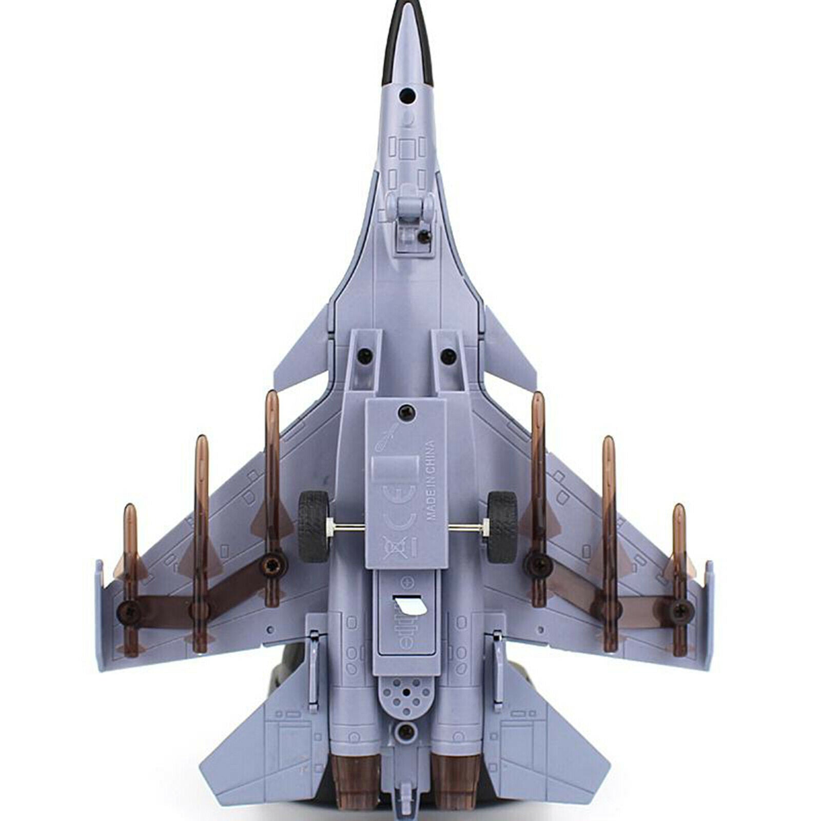Simulation Alloy 1/100 Scale Alloy China Fighter Plane Gray Christmas Gift
