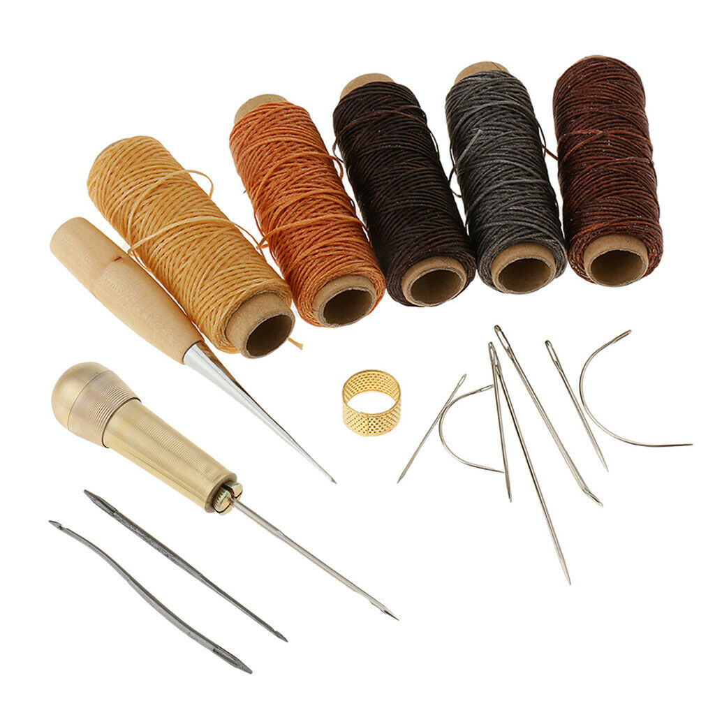18--Pack Leather Sewing Kit Repair Leathercraft Accessories