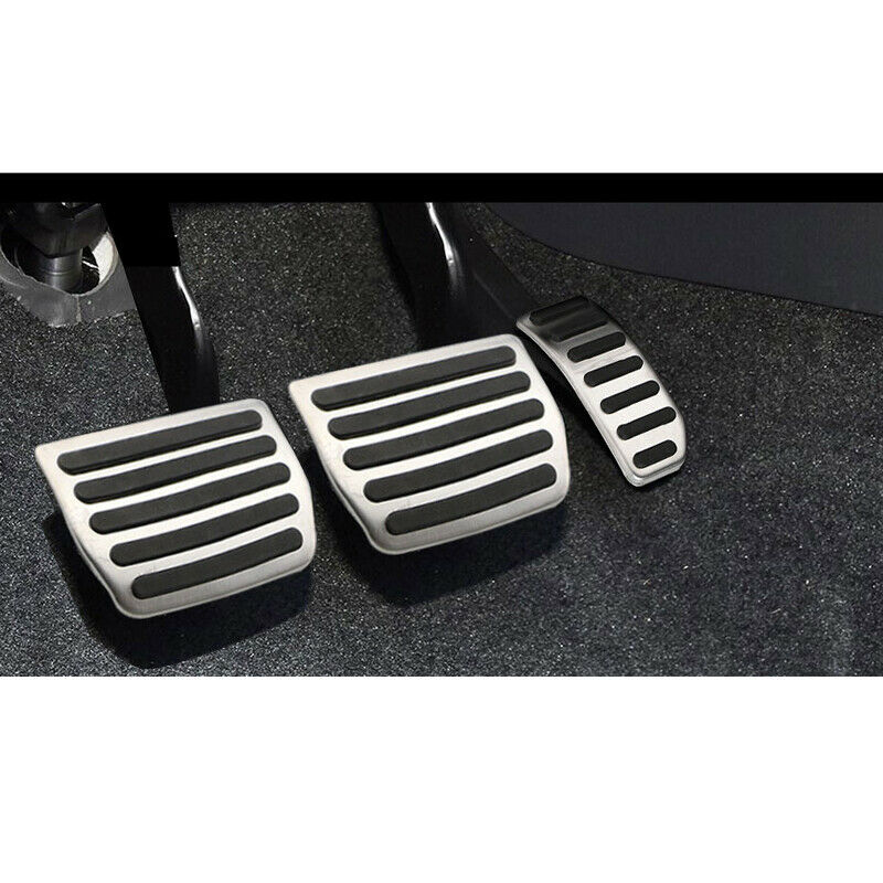 Manual NO DRILL Gas Brake Clutch Pedal Pad Cover Fit for Volvo S60 V60 S80 New
