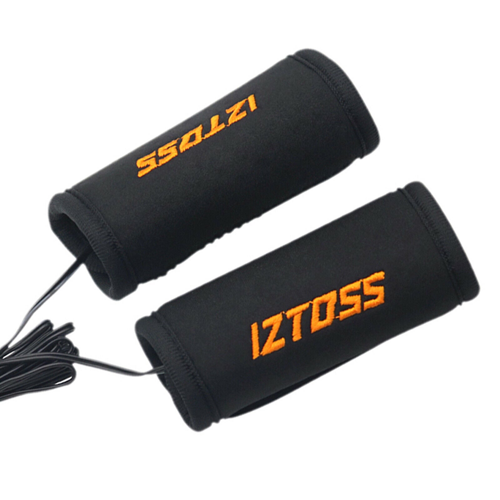 2Pieces Universal Handlebar Heated Grips Warmer Pad Anti-slip Wear-resistant