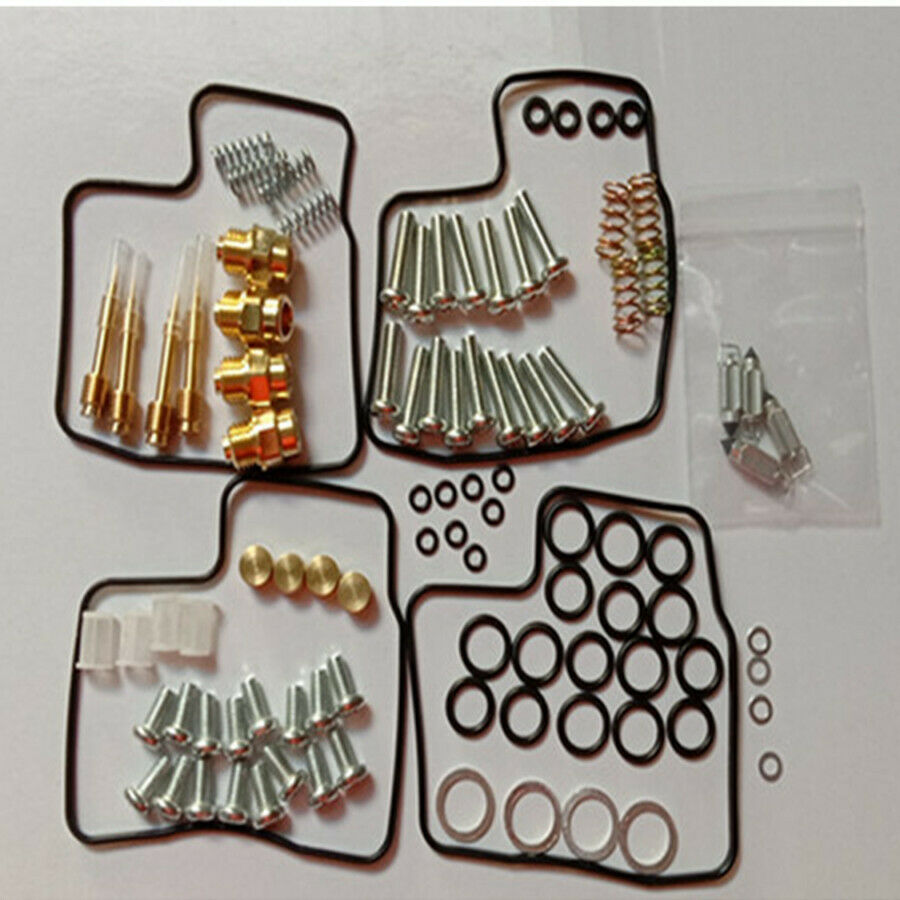 4 Sets Carburetor Repair Kit for VF700C VF700F VF750F w/ Gasket Screw Spring