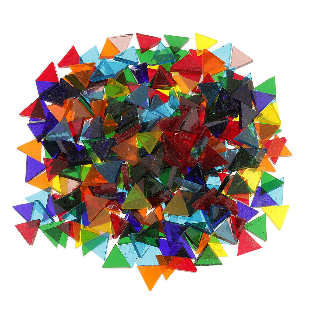 Colored Mosaic Tiles Geometry Rhombus Mosaic for Artwork Home Decoration