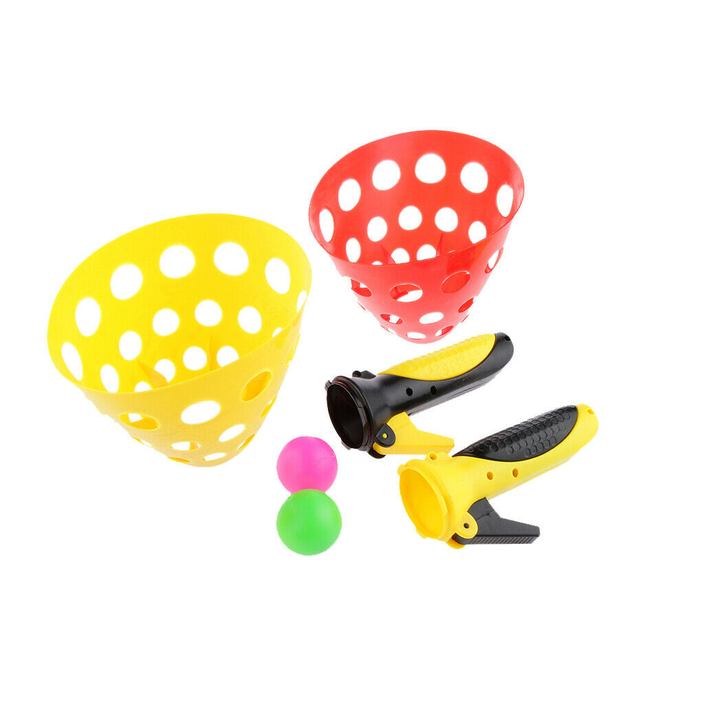 Launch And Catch Ball Double Play Children Outdoor Sports Toys Set Party Fun