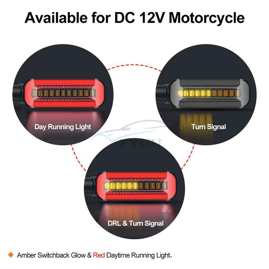 12V Waterproof Brightness SMD Chip Lamp Bead Motorcycle LED Braking Turn Signals