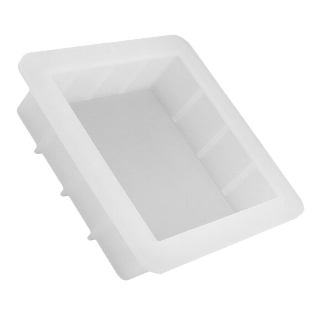 1100ml Square Silicone Soap Mold DIY Handmade Cake Loaf Mould Mooncake Loaf Mold