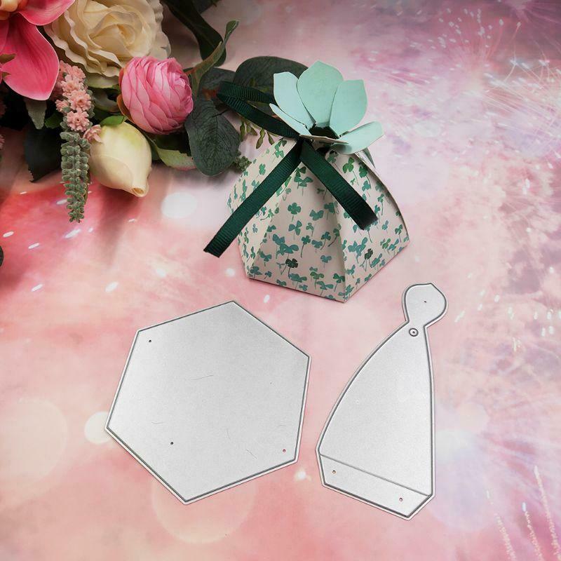 Conical Candy Box Metal Cutting Dies Stencil Scrapbooking DIY Album Stamp Paper