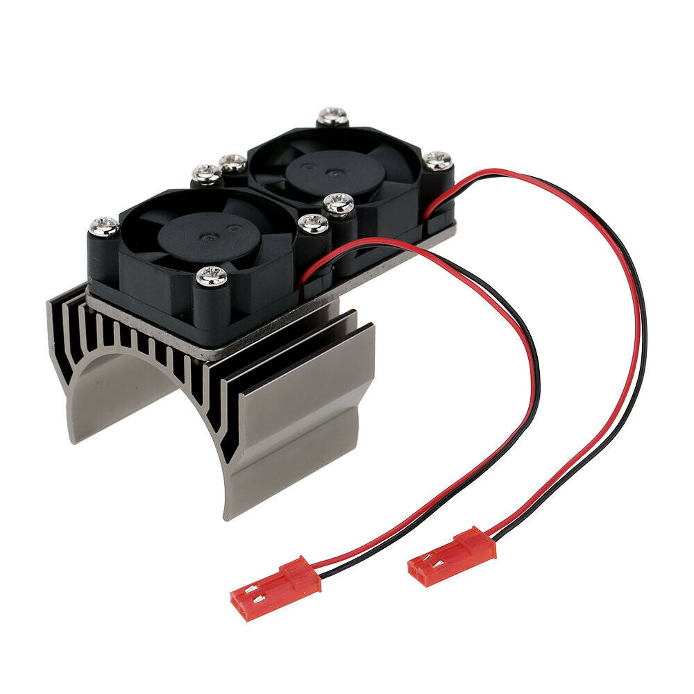 Heat Sink 540 550 Stock Modified Motor Cooling Fan 3650 RC Car 1/10