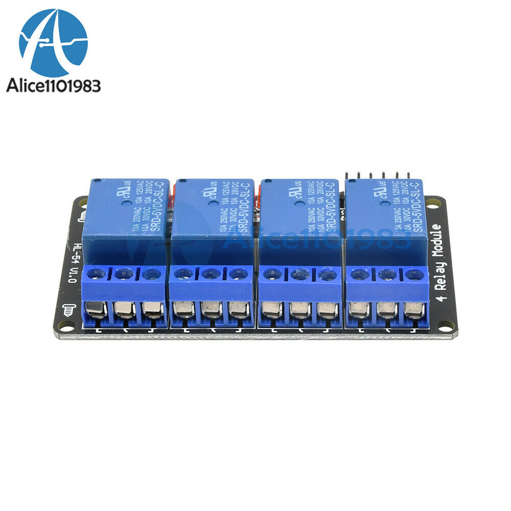 2PCS 5V Four 4 Channel Relay Shield Module For PIC AVR DSP ARM MSP430  Arduino
