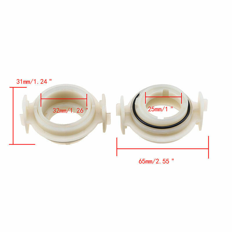 For BMW E46 325Ci 330i 325i 2Pcs D2S H7 HID Headlight Bulb Holder Adapter Socket