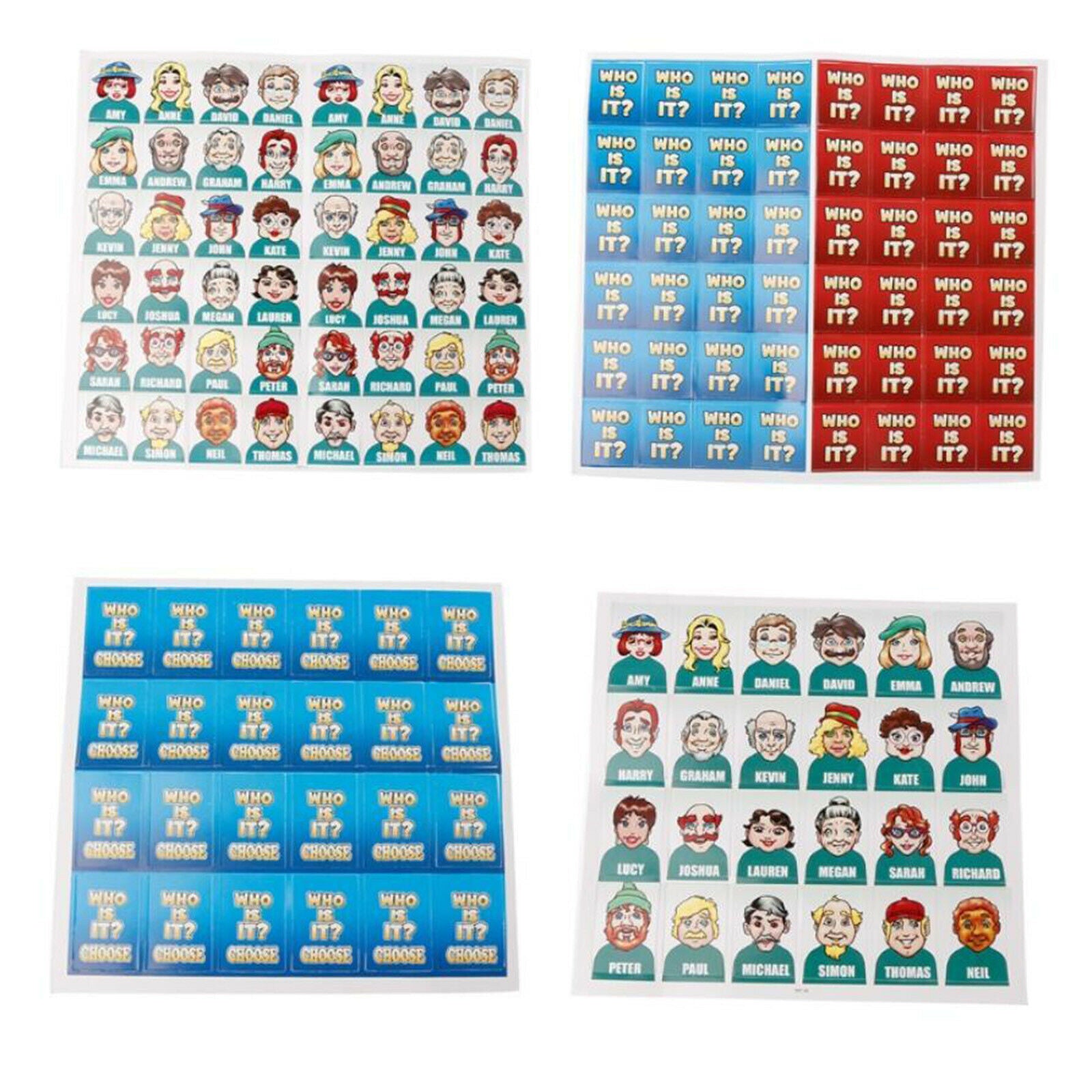 Fun Who Is It Board Game Guessing Games Kids Children Adults Family Party