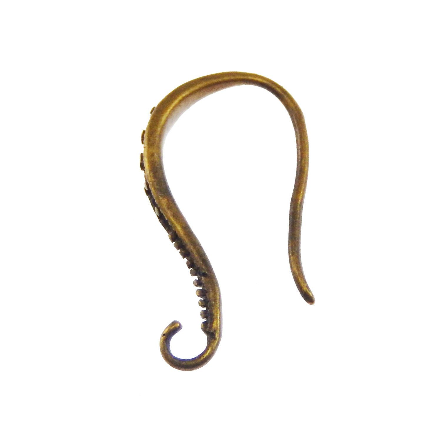 10 pcs Retro Bronzed French Ear Wires Brass Earring Hooks DIY Jewelry Making