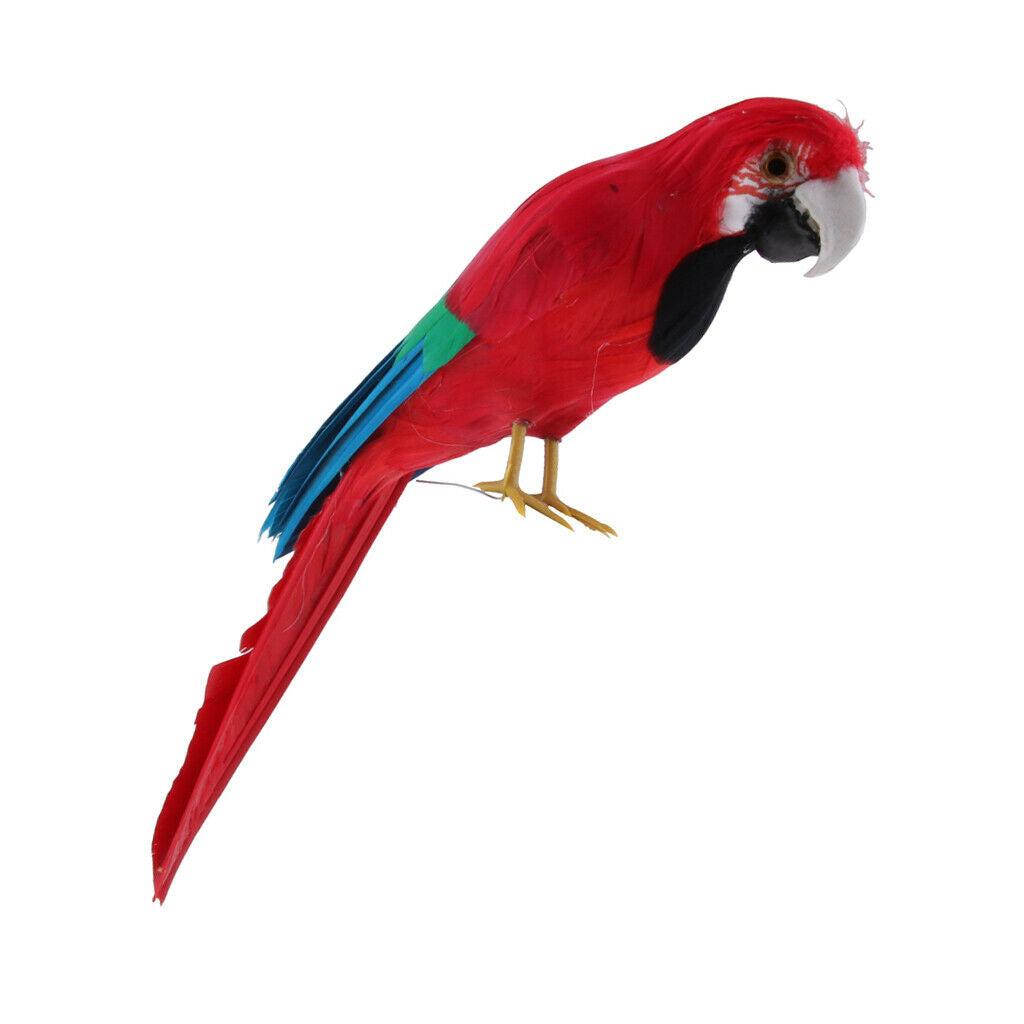 Nice Simulation Bird Ornament Parrot Statue Garden Art Ornament Lawn Decors