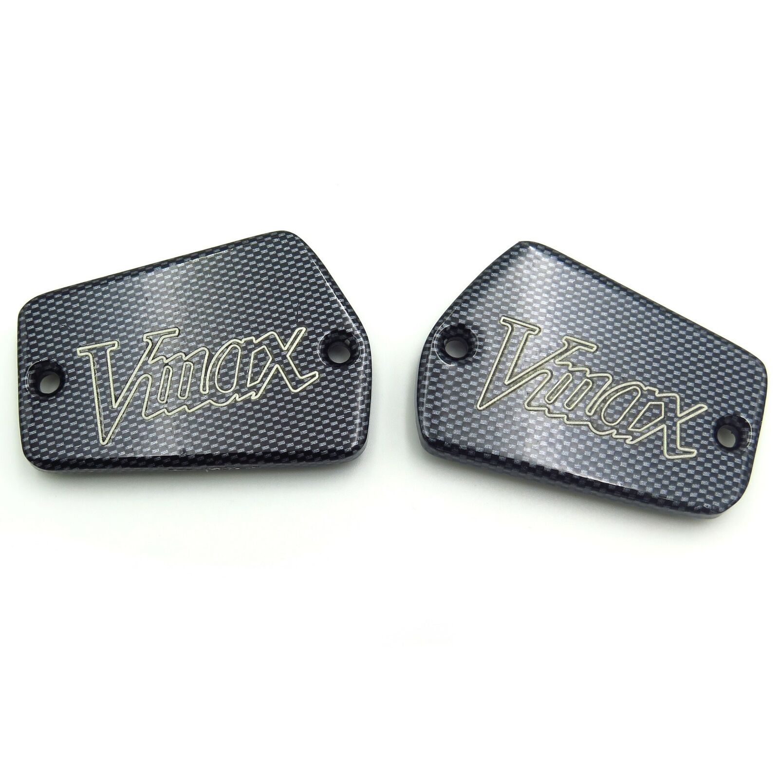 Carbon Motorcycle Fluid Reservoir Caps For Yamaha Vmax 1200 1985-2007