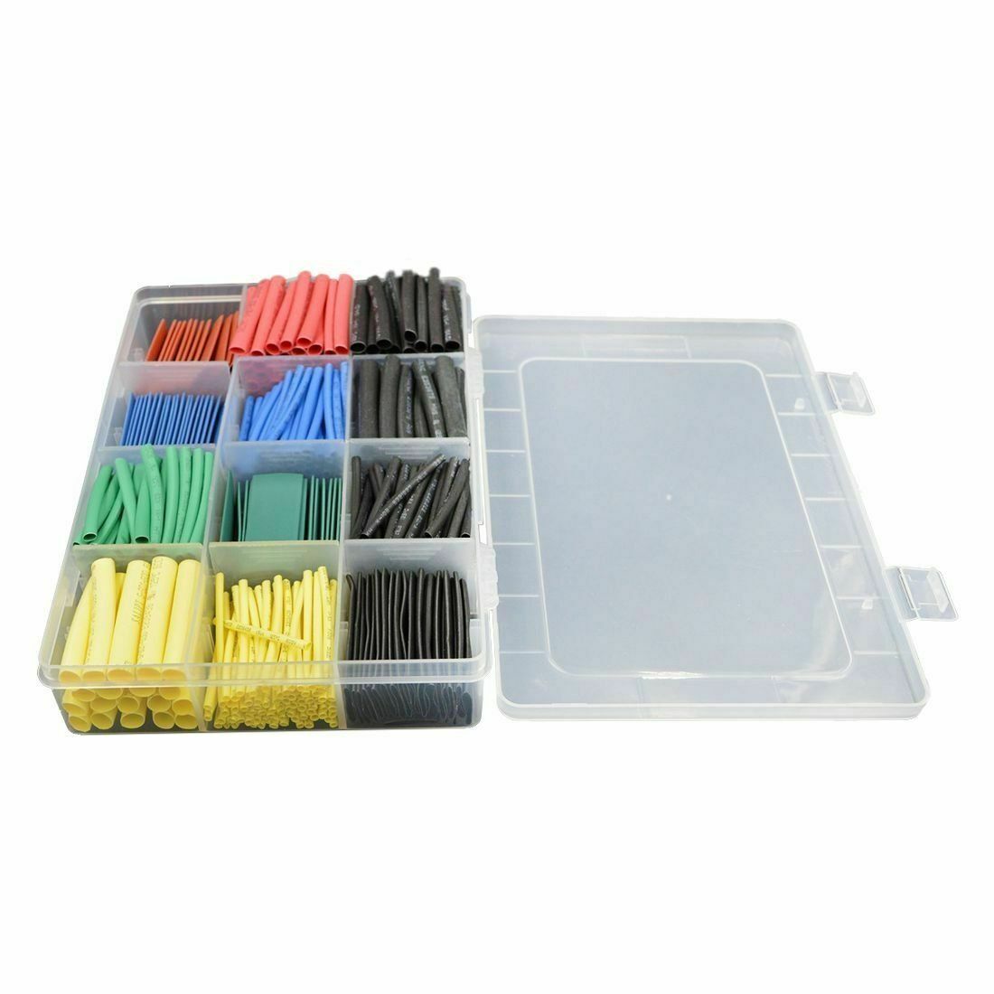 530Pcs Heat Shrink Tubing Insulation Shrinkable Tube 2:1 Wire Cable Sleeve Kit