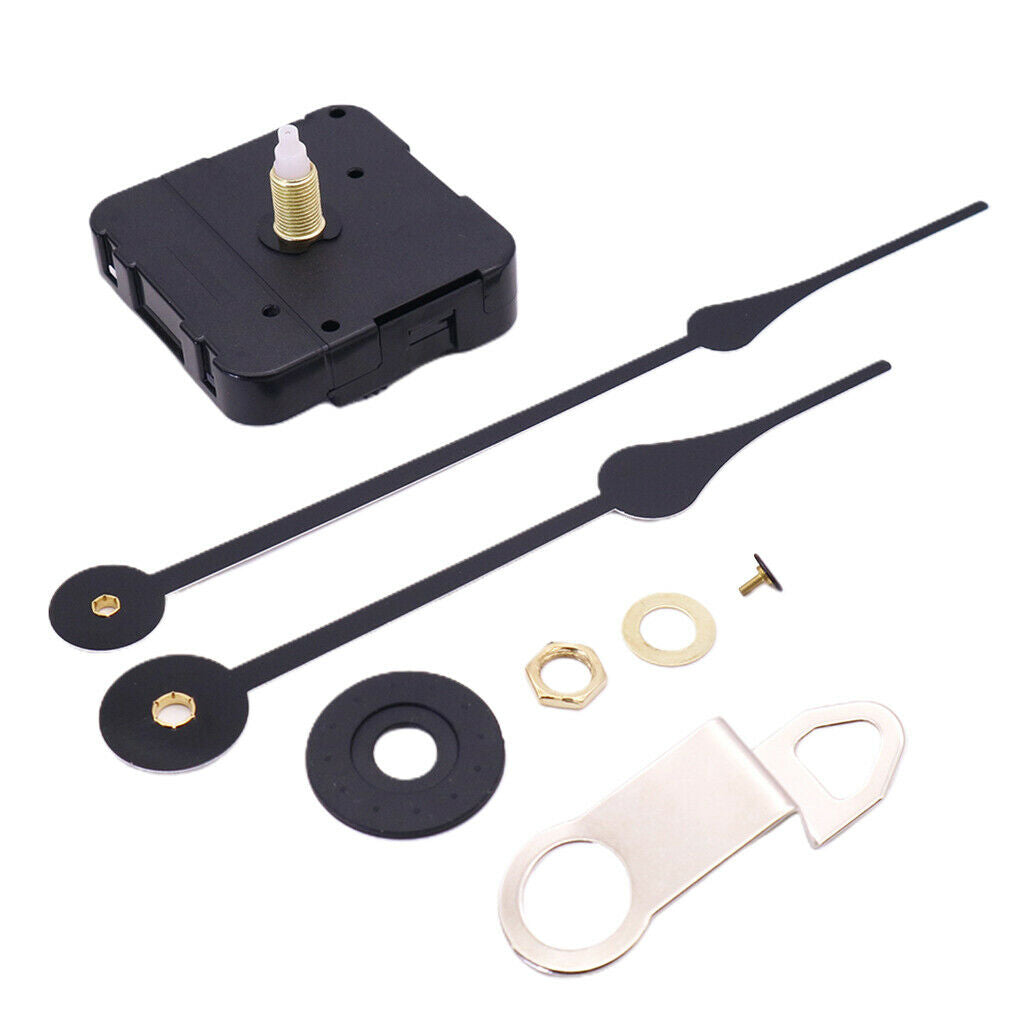 Mute Wall Clock Movement Repair Tool with 2 Long Pointers 20mm Inch Total Shaft