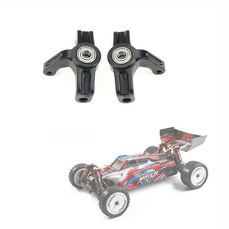 2Pcs Front Stee Cup Stee Blocks with Bea 104001-1860 for Wltoys 104001 1/10 RCF4