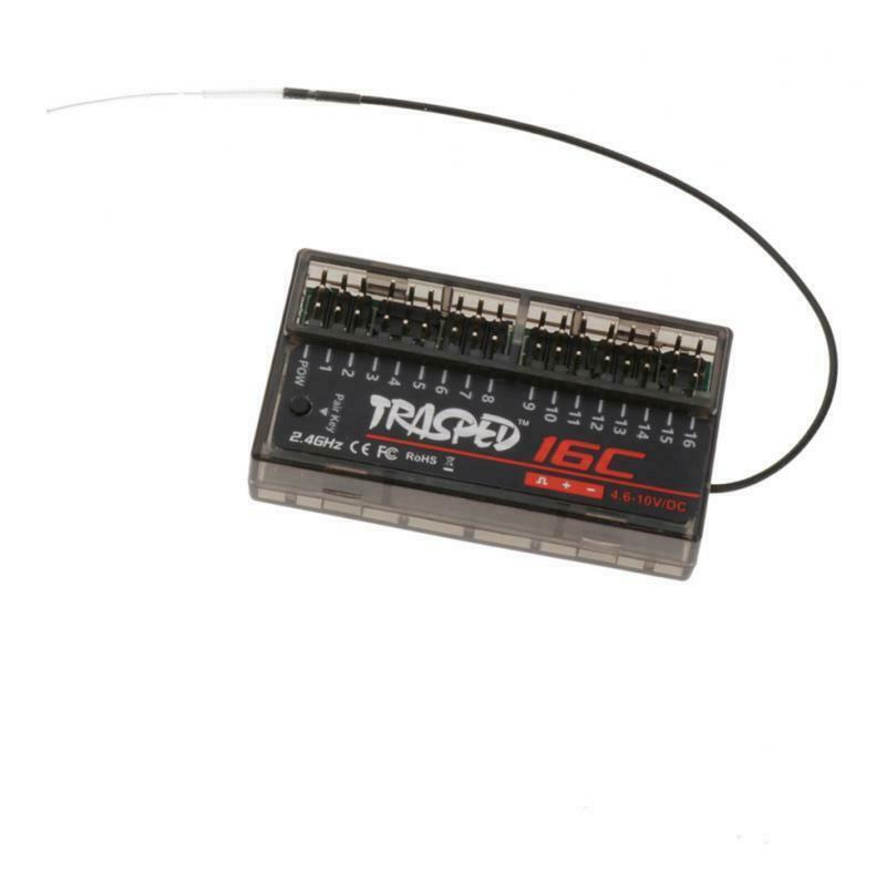 1/10 16-Channel Receiver Board Module Black Truck Supplies Assemble Gifts