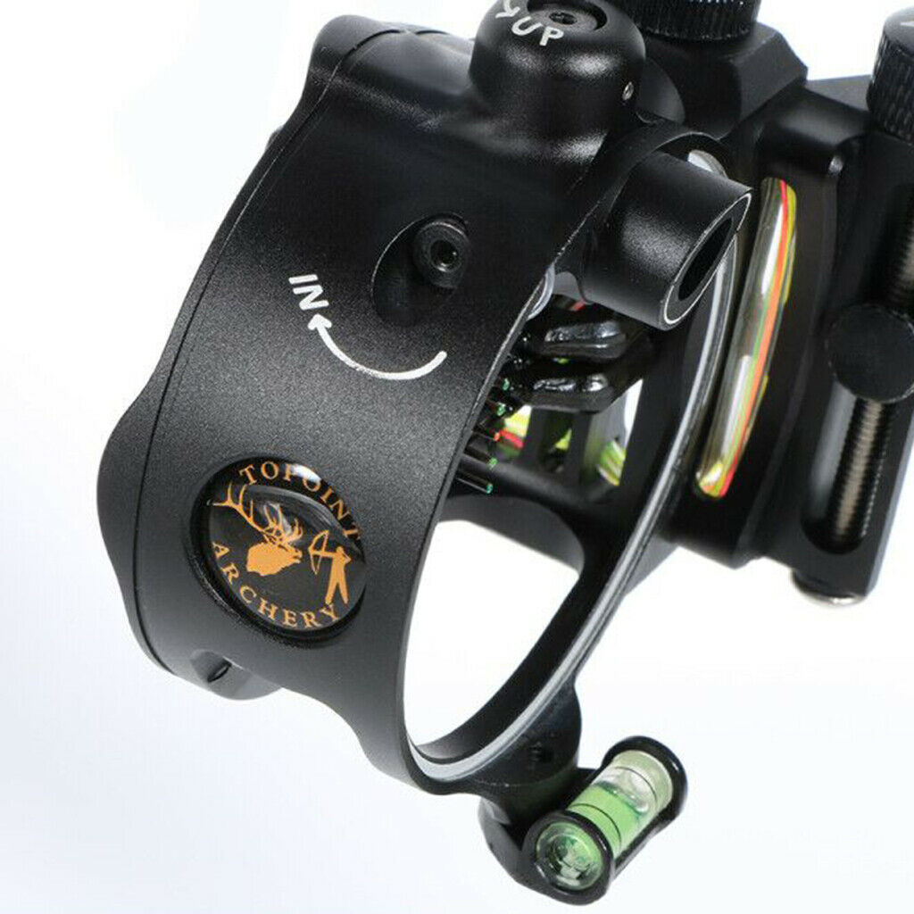 Micro 5 Pin Bow Sight .019" Fiber Compound Bow Sight Archer Accessories