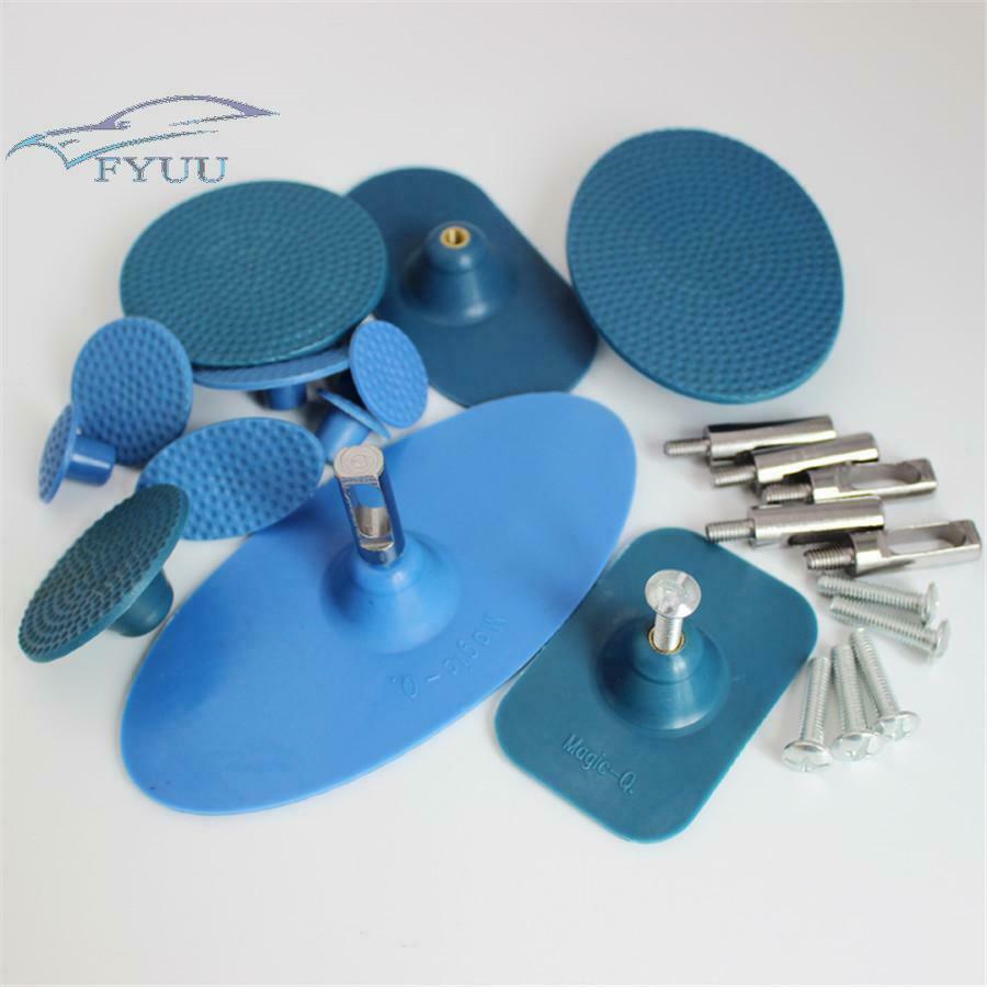 12Pcs For Car Auto Body Blue Glue Tabs Paintless Dent Remover Repair Tools Kit