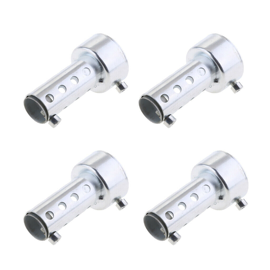 4pcs Universal Exhaust Baffle - 42mm Straight DB  - Noise Reducer