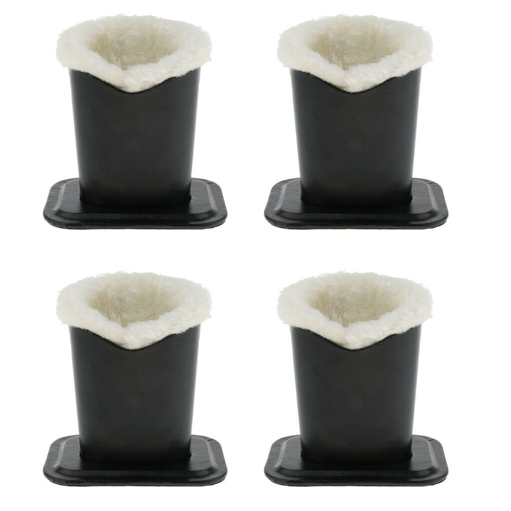 4pcs Plush Lined Desk Eyeglass Holder 11.6 x 8.1 x 12 cm