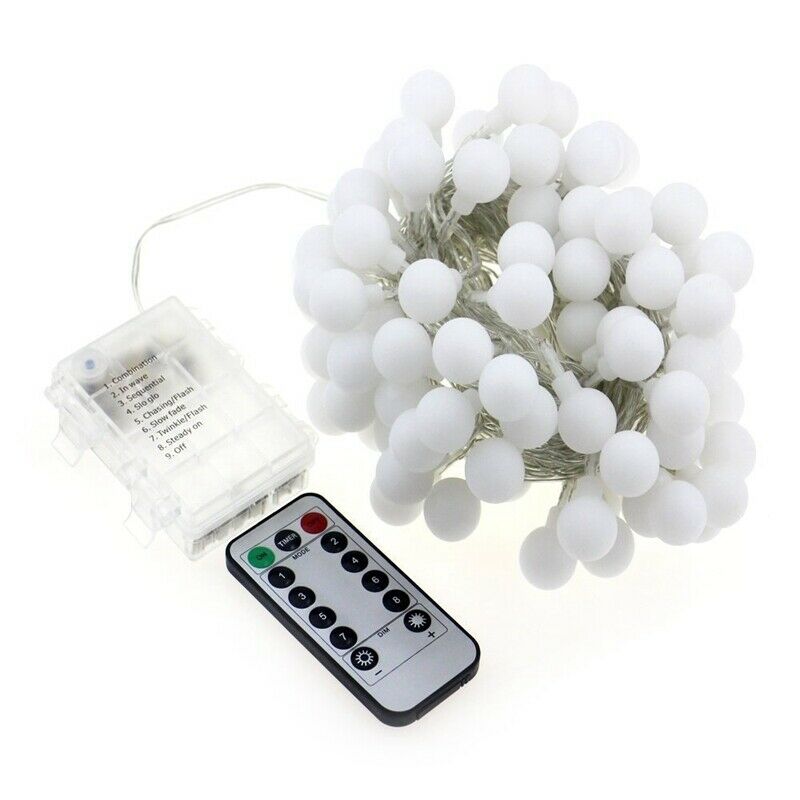100 LED Light St Decorative Light St with Remote Control Suitable for Indoor aV8