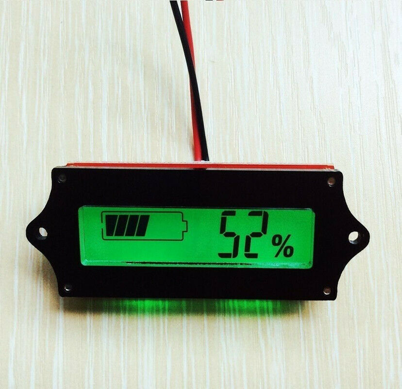 24V Lead-acid LiPo Battery Power Capacity Indicator Tester Monitor LCD Display