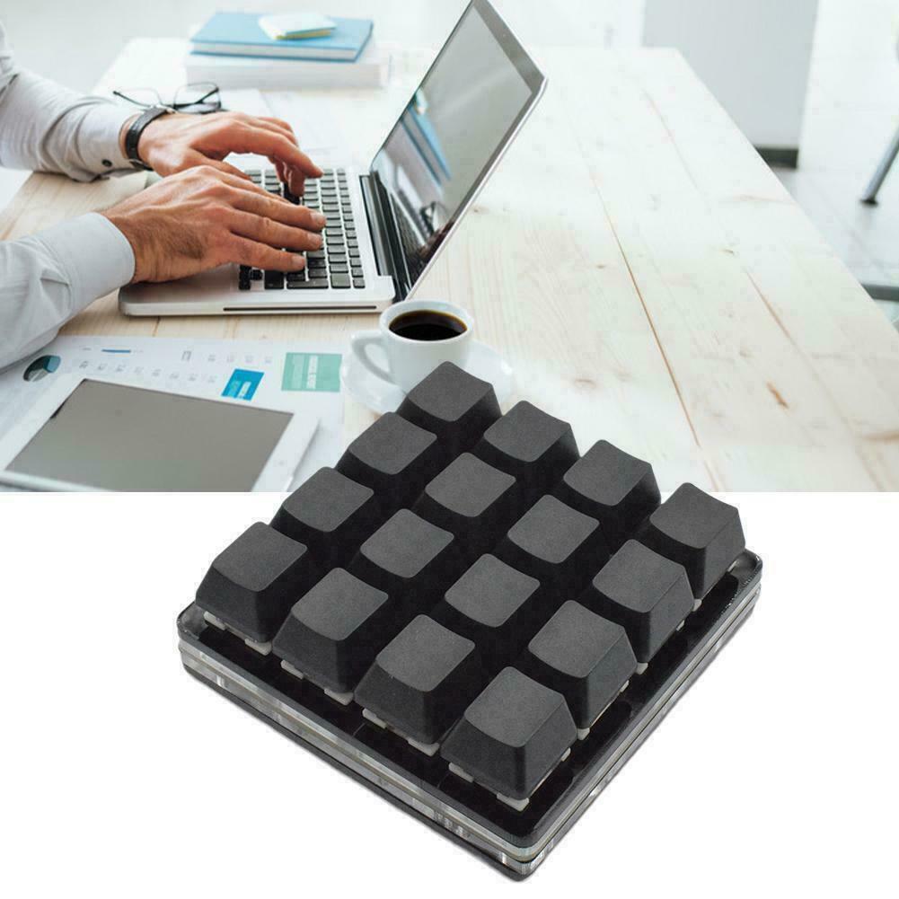 16-key Black Keypad Mechanical Keyboard Custom Shortcut Programmable Keys V1S6