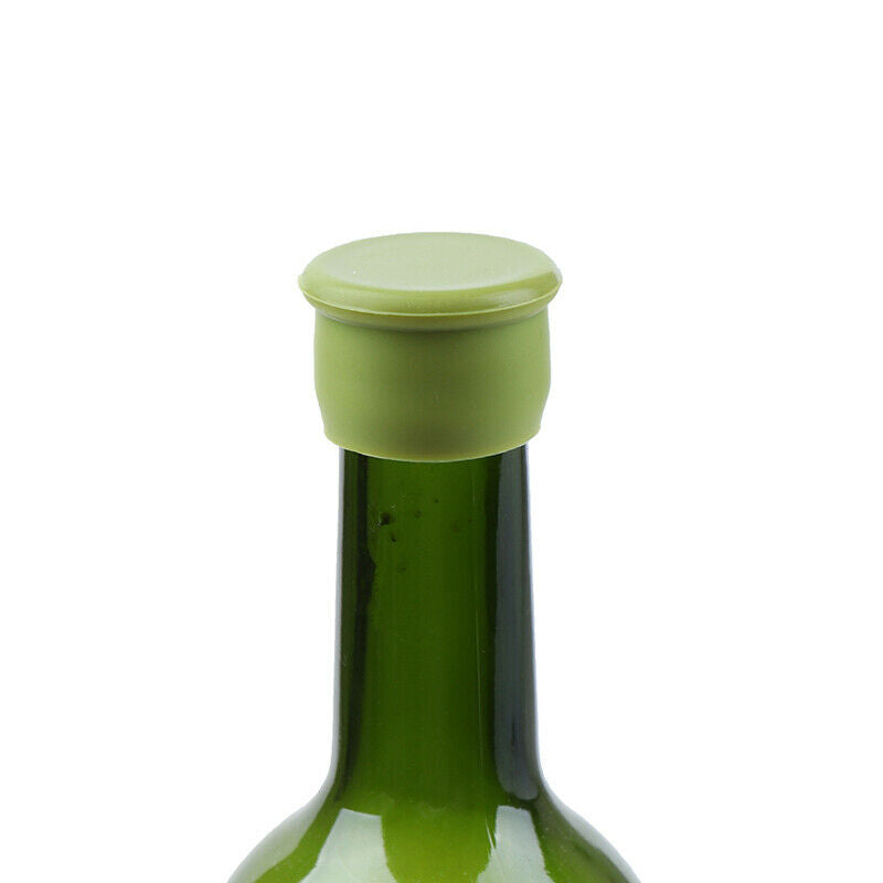 5Pc Wine Bottle Stopper Silicone Bar Preservation Champagne Beverage Clos.l8