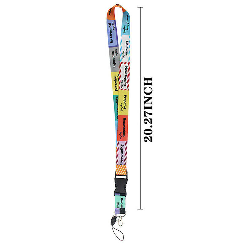 Ransitute Medical Lanyard Credit Card ID Holder Bag Doctor Nurse Student Wo Fx