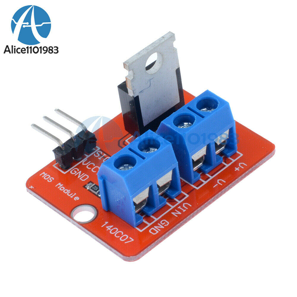 2PCS MOSFET Button IRF520 MOSFET Driver Module for Arduino ARM Raspberry pi