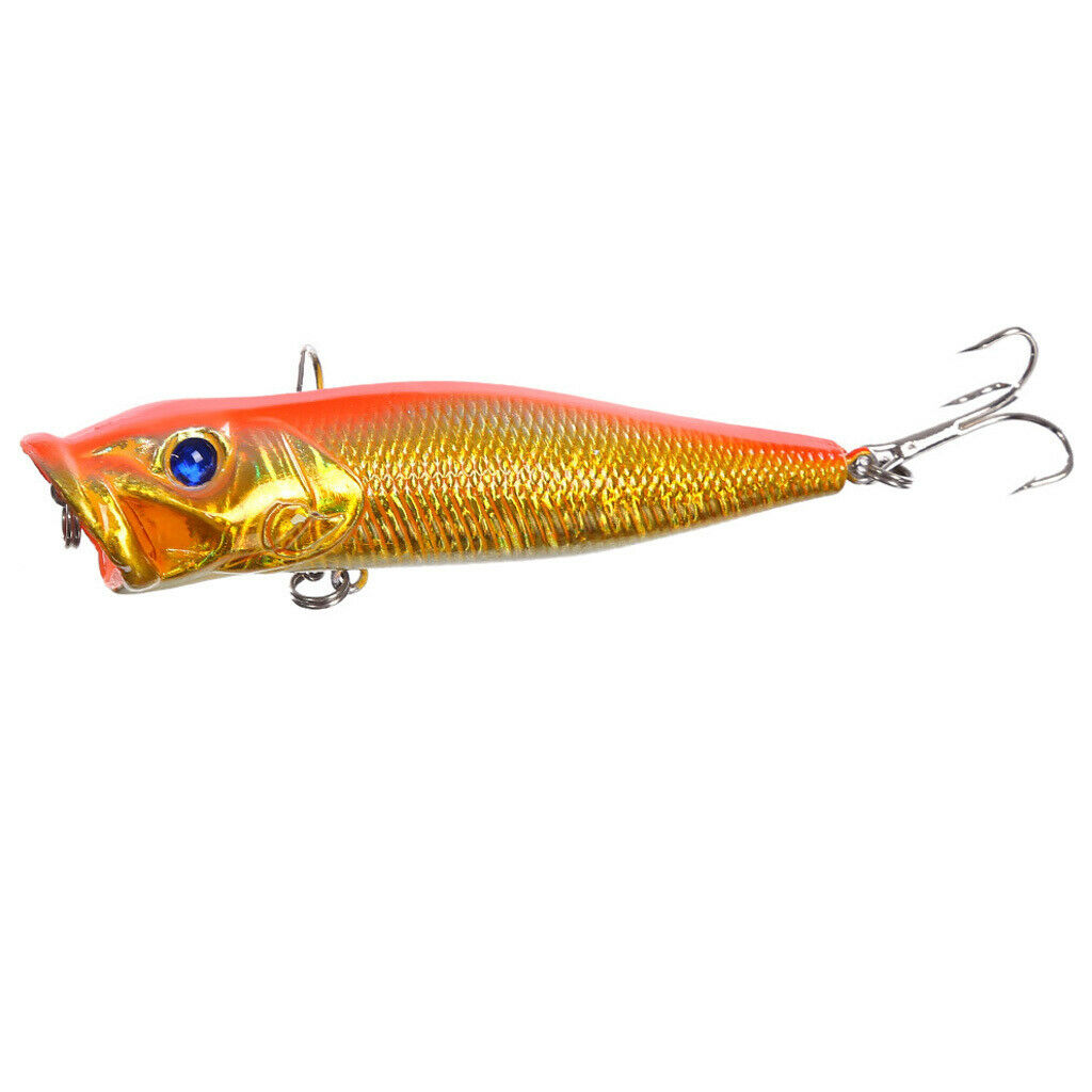 5 Fish Bait - Popper Bait Artificial Bait with Hook 9.5cm Crankbait