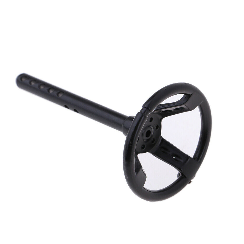 6cm Metal Steering Wheel for HSP HPI  1/10 RC Crawler Truck DIY Parts