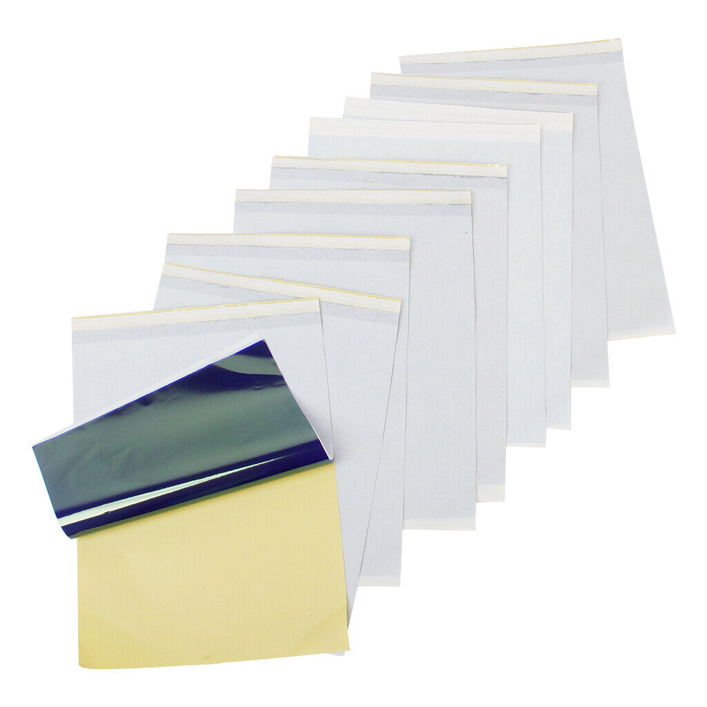 20 Packs 4 Layers Reusable Tattoo Transfer Paper Sheet Tattoo Supplies