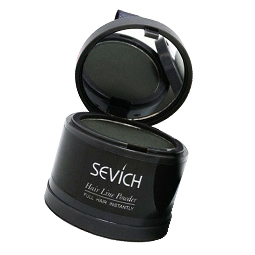 Hairline Modified Shadow Powder with Mirror Hair Line Roots Cover Black