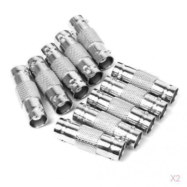 20pcs BNC Female to Female CCTV RG59 Coaxial Cable Coupler Adapter Connector