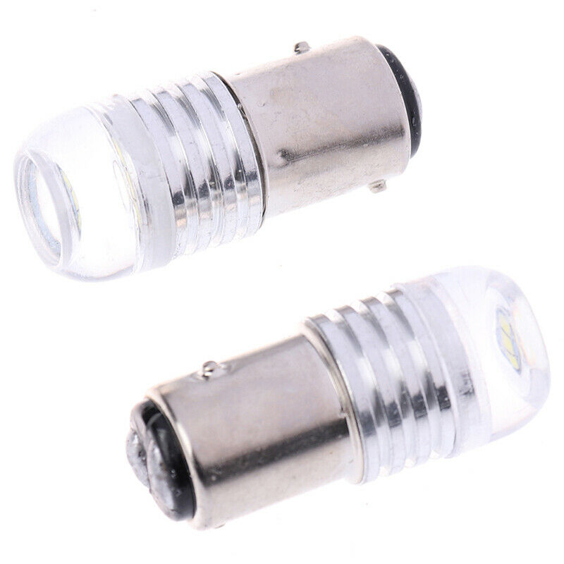 2x 1157 BAY15D P21/5W Led Car Strobe Tail Light BAY White Led Brake Strob.l8
