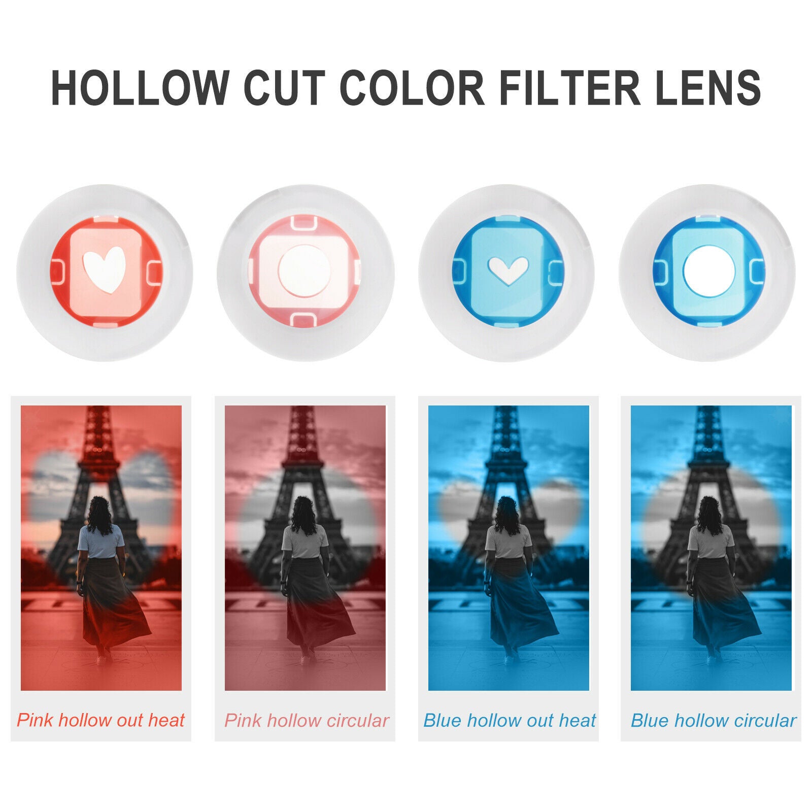 12pcs Close-Up Color Filter Lens Kit for   Fuji Instax Mini 8 / 9 /7S