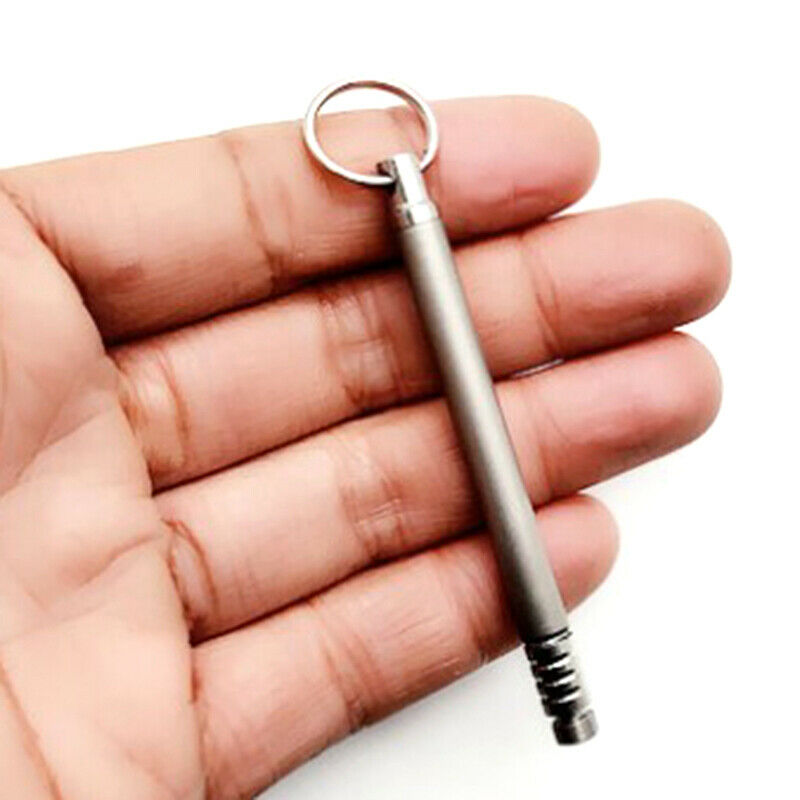 Titanium Outdoor Edc Portable Fruit Fork Multifunctional Toothpick Waterp.l8