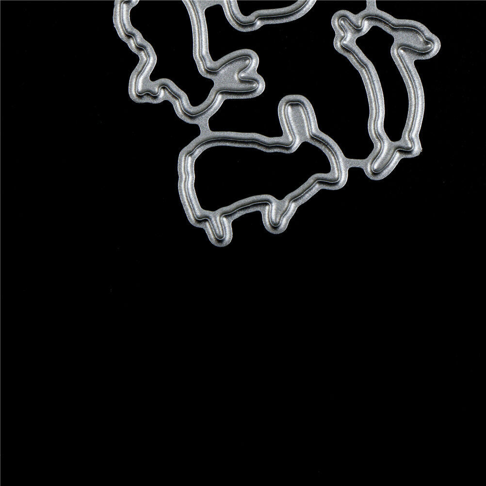 Easter Rabbit Metal Cutting Dies For DIY Scrapbooking Album DIY Paper Cards A Lt