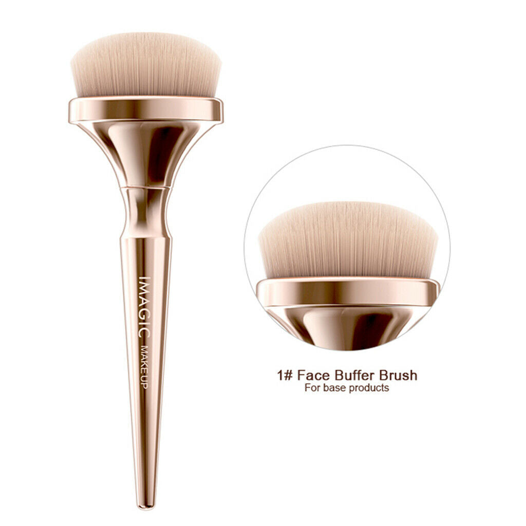 Lots 9 Makeup Brushes Set Liquid Blending Nose Eye Buffing Stippling Brush
