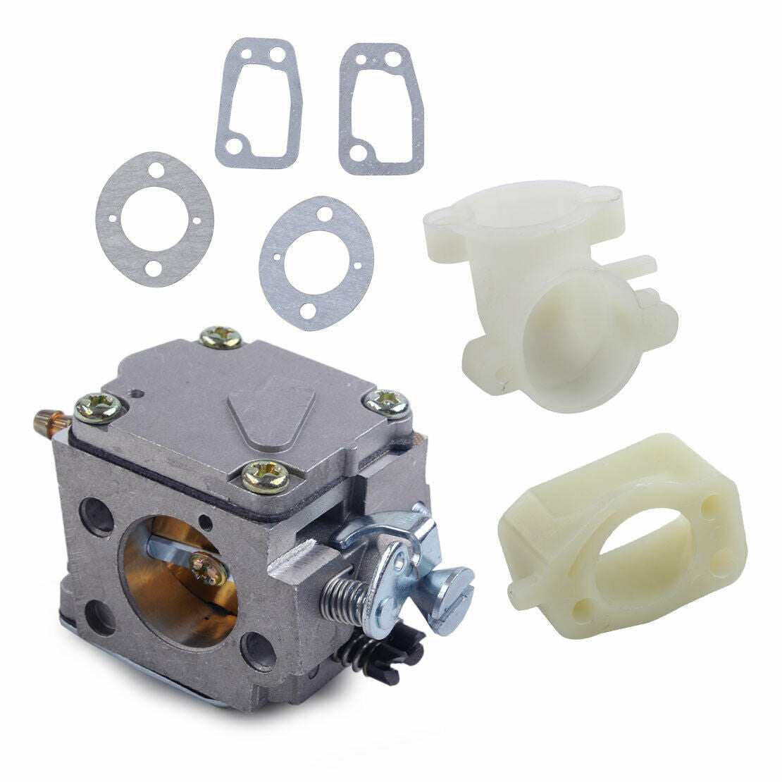 Carburetor Manifold & Elbow Kit Fit for HUSQVARNA 266 268 272XP Chainsaw New as