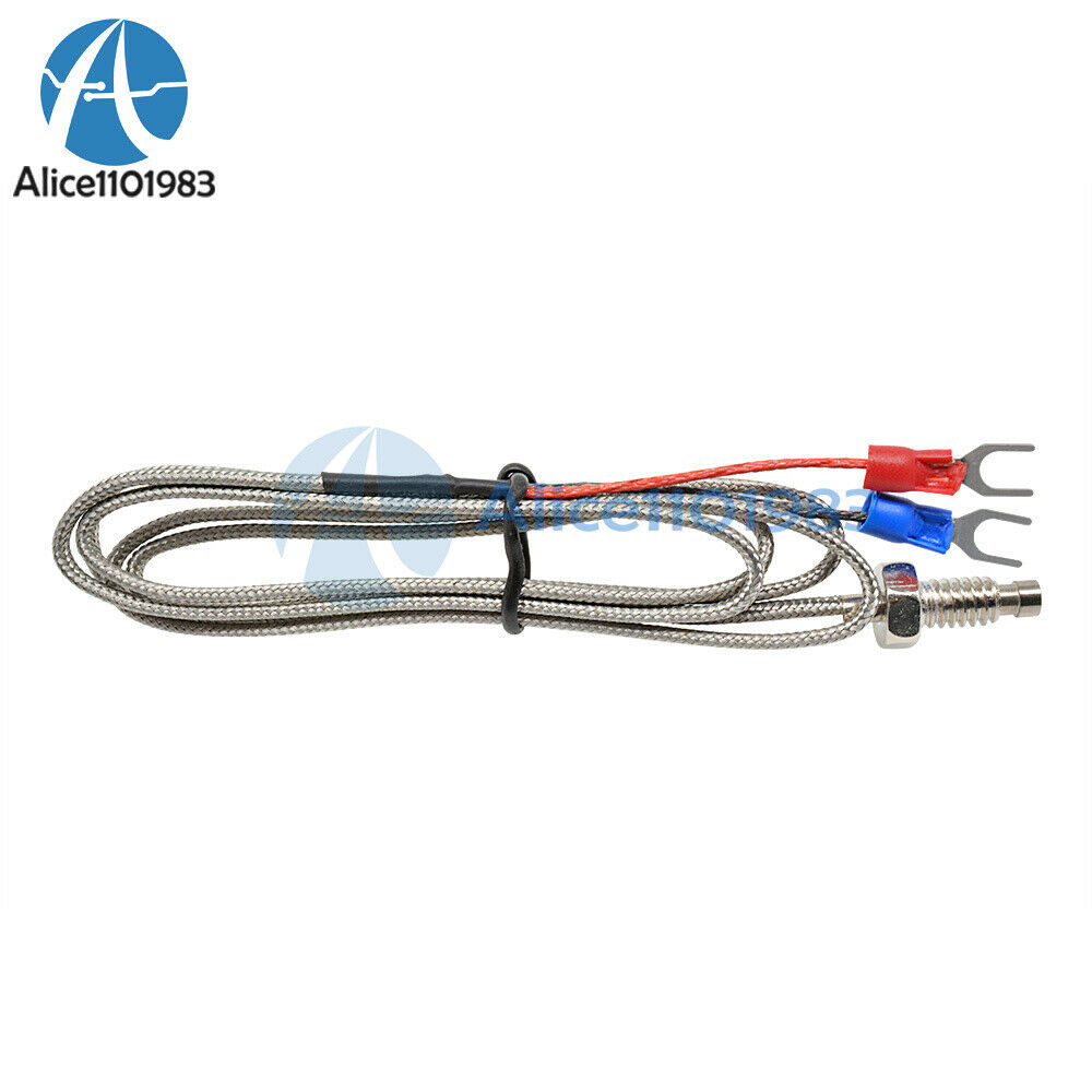 5PCS 1M 3.3ft K Type Thermocouple Temperature Controller 0-800C Sensor Probe