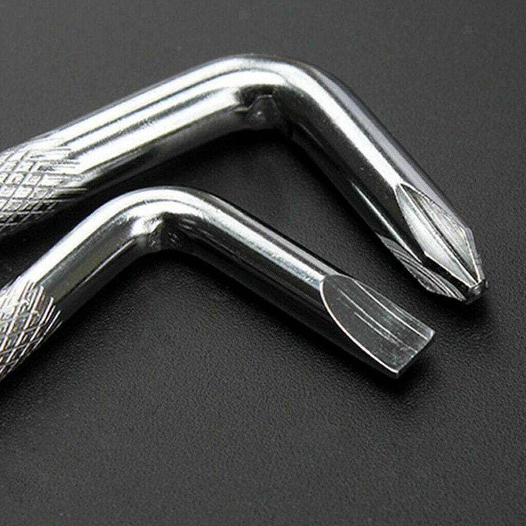 3pcs Steel Short Shank Z-type Offset Screwdriver Set Repair Tools Fits for Car,