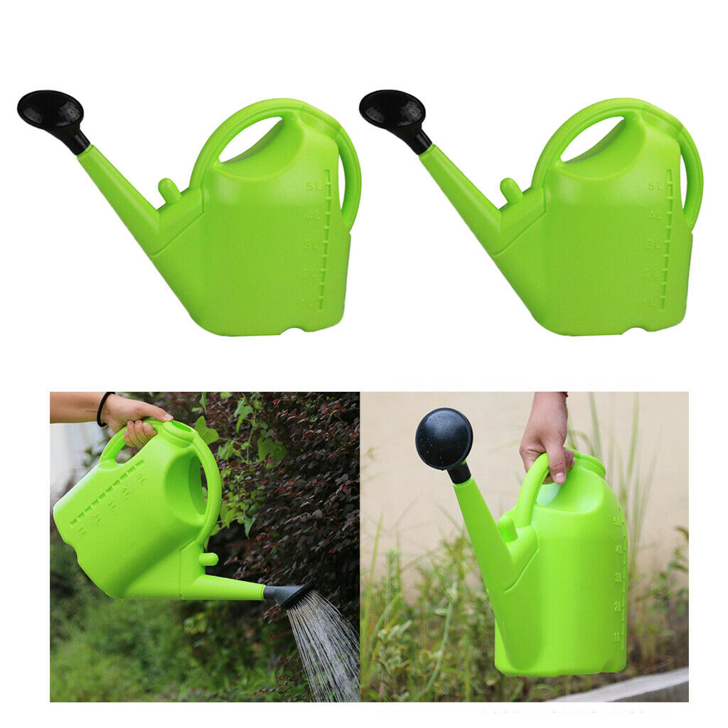 2pcs Long Spout Mouth Watering Can Water Kettle Indoor Garden Plant Home