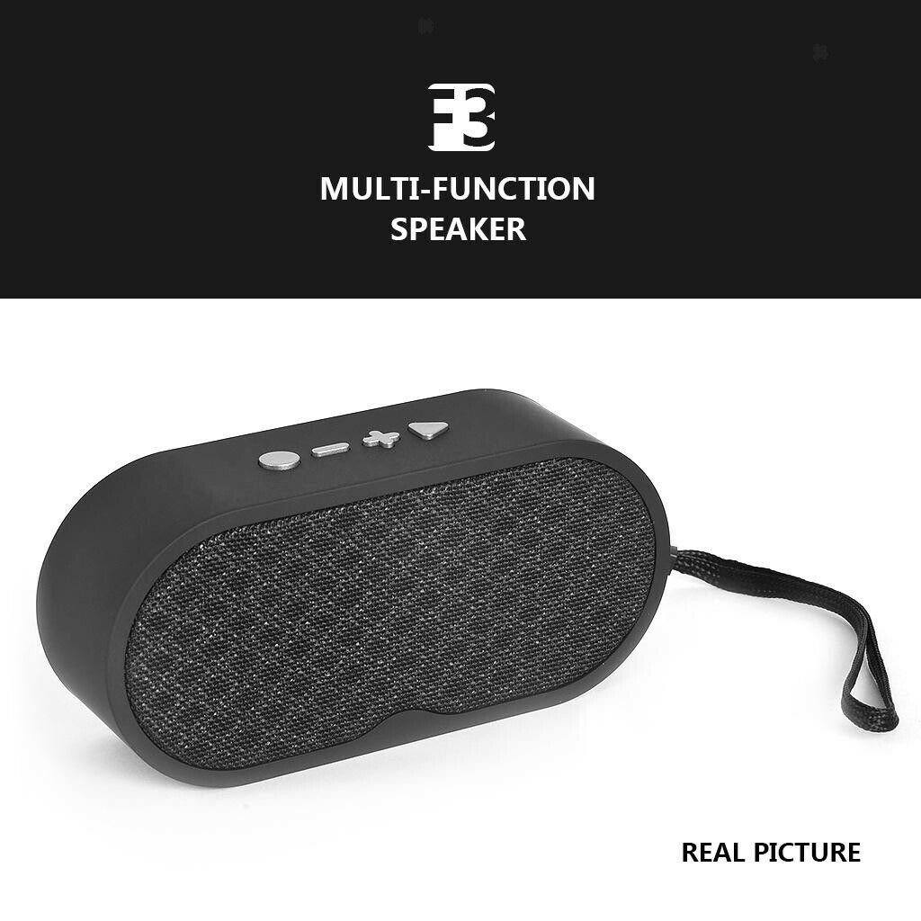 Mini Bluetooth Wireless Amplifier Handsfree Audio Player TF FM Radio Bass
