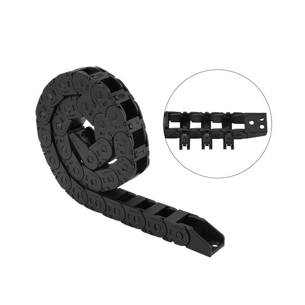 Black Opening Type Wire Chains  For Blurolls Voron Switchwire Cable Chains Set